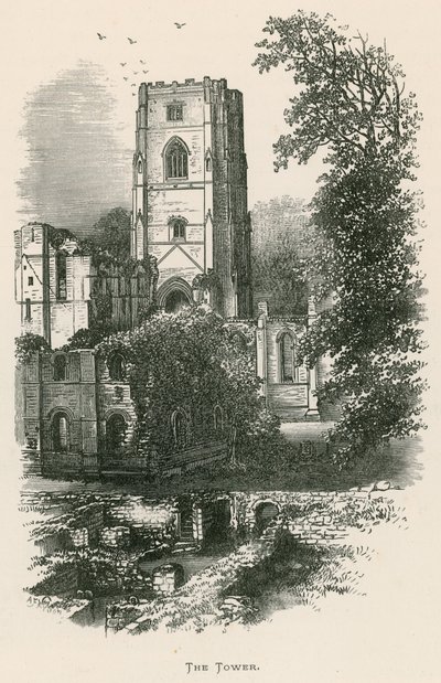 Fountains Abbey, der Turm von Alexander Francis Lydon